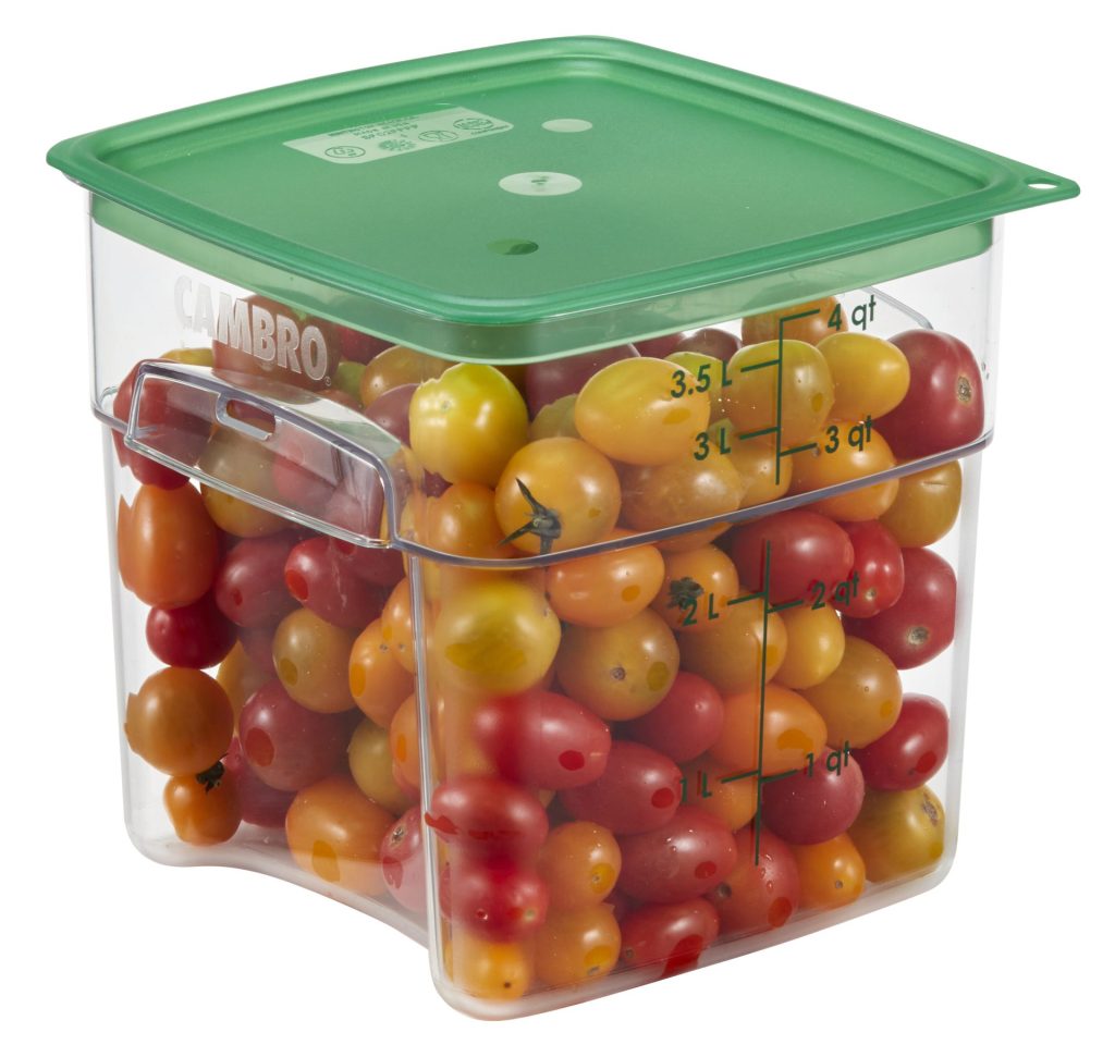 Cambro's reusable Camsquare FreshPro Translucents will transform your mise  en place - Comcater